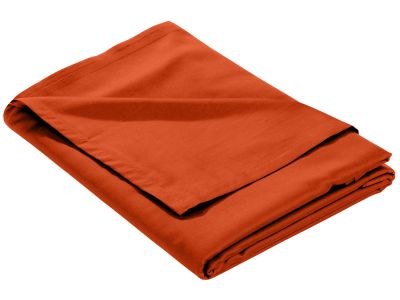 Mako Satin Bettlaken ohne Gummizug orange 