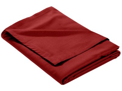 Mako Satin Bettlaken ohne Gummizug rot 