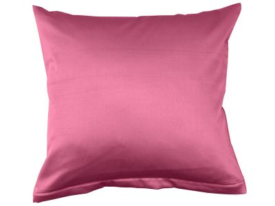 Lorena Mako-Satin uni einfarbiges Kissen Classic pink