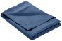 Mako Satin Bettlaken ohne Gummizug jeans blau