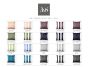 Mako Satin Kissenbezüge Farb- & Designübersicht