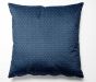 Bettwaesche-mit-Stil Mako Interlock Jersey Bettwäsche dunkelblau weiß gemustert Kissen 80x80
