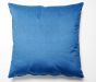 Bettwaesche-mit-Stil Mako Interlock Jersey Bettwäsche blau / weiße Punkte Kissen 80x80