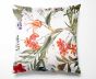 freundin home collection - Mako Satin Kissen Tropical Flowers weiß