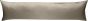 Mako-Satin Seitenschläferkissen Bezug uni / einfarbig braun 40x145 cm