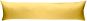 Mako Satin Seitenschläferkissen Bezug gelb 40x145 & 40x200 cm