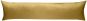 Mako-Satin Seitenschläferkissen Bezug uni / einfarbig gold 40x145cm