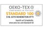 Oeko-Tex Standard 100 zertifiziert
