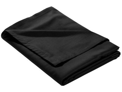 Mako Satin Bettlaken ohne Gummizug schwarz 