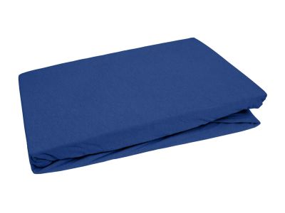 Bettwaesche-mit-Stil Jersey Spannbettlaken königsblau 