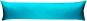 Mako-Satin Seitenschläferkissen Bezug uni / einfarbig türkis 40x145 cm von Bettwaesche-mit-Stil