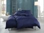 Bettwaesche-mit-Stil Mako Interlock Jersey Bettwäsche "Ina" uni/einfarbig dunkelblau